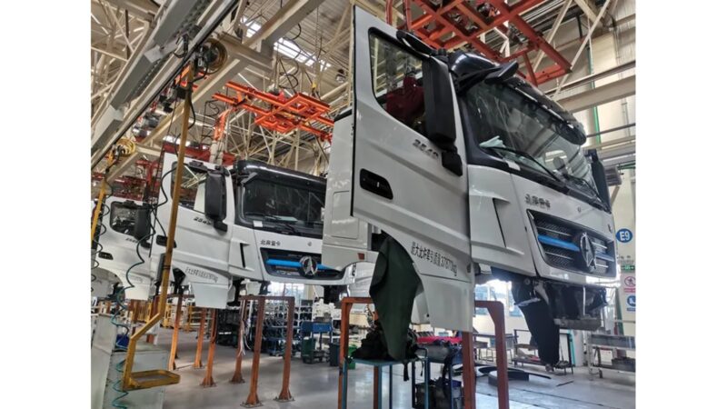 Heavy-truck assembly operation in China